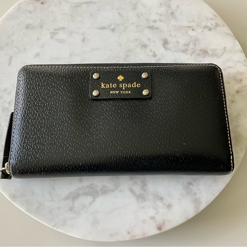 Kate Spade Black Continental Wallet